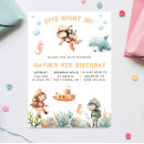 Recherche de plongée sous marine invitations Fête d'anniversaire