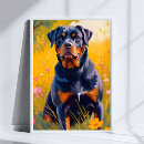 Suche nach rottweiler poster Gemälde