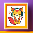 Suche nach kawaii fuchs poster Glücklich