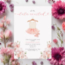 Recherche de ballet baby shower invitations Ballerine