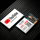 Recherche de youtube cartes visite Youtuber professionnel