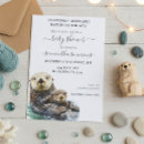 Recherche de loutre invitations Aquarelle