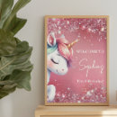 Suche nach rosa einhorn poster Mädchen