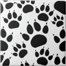 Recherche de pattes de chat carreaux Chien