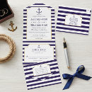 Recherche de ancre blanche invitations Élégant