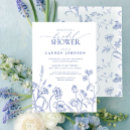 Recherche de toile bridal shower invitations Bleu et blanc