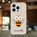 Recherche de abeille mignonne iphone coques Nid d'abeille