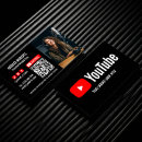 Recherche de youtuber cartes visite Icônes des médias sociaux