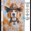 Recherche de beagle cadeau emballages Aquarelle
