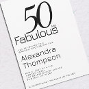Suche nach fifty and fabulous einladungen 50 jahre alt