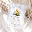 Suche nach frühlings baby party einladungen Gingham