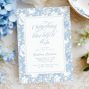 Recherche de something blue bridal shower invitations Quelque chose de bleu