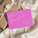 Recherche de pink bar bat mitzvah invitations Élégant