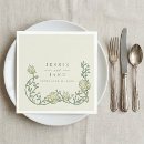 Recherche de style vintage serviettes Invités
