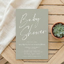Recherche de feuille olive invitations Baby