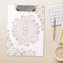 Suche nach rosa blumen klemmbrett Monogramm
