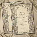 Recherche de parchemin invitations Élégant