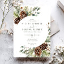 Recherche de de décembre mariage invitations Élégant