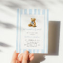 Recherche de ours bleu invitations Aquarelle