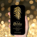 Recherche de noir et or noël invitations Fête d'entreprise