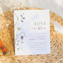 Recherche de love in bloom bridal shower invitations Aquarelle