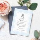 Recherche de blue teddy bears baby shower invitations Ours en peluche