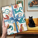 Recherche de motif de chat papier cadeau Pour animaux