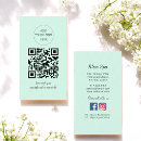 Suche nach wellness center und salon visitenkarten Qr code