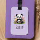 Recherche de panda bagages étiquettes Nom