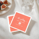 Recherche de corail et blanc serviettes Pour eux