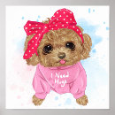Recherche de poodle art posters Mignonne