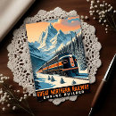 Suche nach vintager zug postkarten Lokomotive