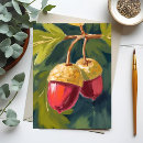 Recherche de glands cartes postales Rouge