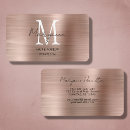 Recherche de or rose moderne cartes visite Entreprise