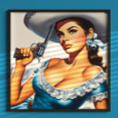 Suche nach wilder westen poster Cowgirl