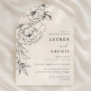 Recherche de artistique mariage invitations Élégant