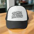 Recherche de père casquettes Noir et blanc