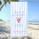 Suche nach hummer strand tuch Blau