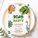 Recherche de dinosaures drôles invitations Fête d'anniversaire de dinosaure