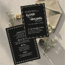 Recherche de smoking mariage invitations Classique