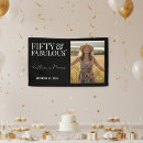 Suche nach fünfzig banner Elegante geburtstagsfeier