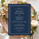 Recherche de bleu marine mariage invitations Formel