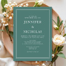 Suche nach emerald green wedding einladungen Traditionell