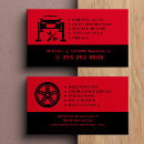 Recherche de voiture rouge cartes visite Professionnel