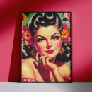 Recherche de peinture portrait posters Floral