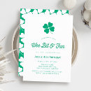 Recherche de st patrick anniversaire invitations Garçon