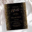 Recherche de gold anniversary invitations Noir