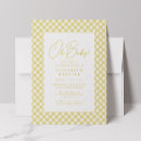 Recherche de jaune baby shower invitations Simple