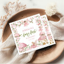 Recherche de forêt enchantée serviettes Baby shower de fée