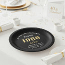 Recherche de faveurs assiettes en papier Invités